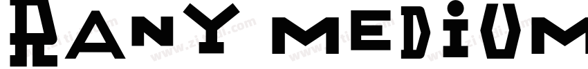 Rany medium字体转换